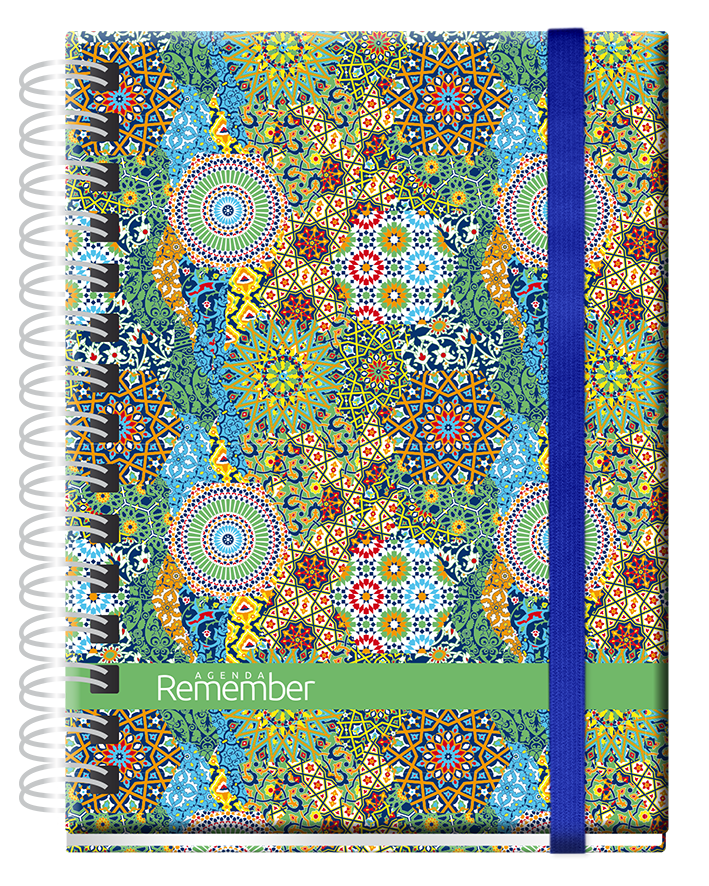 AGENDA REMEMBER SEMANAL C/ESPIRAL 1373W 14 X 20 CM.
