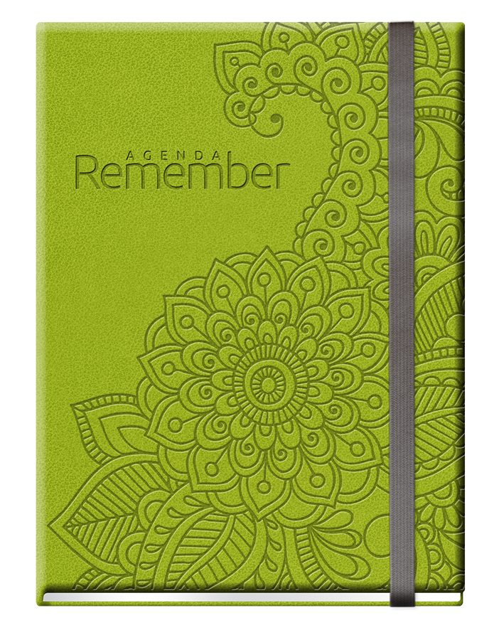 AGENDA REMEMBER SEMANAL HARD COVER 1471 17 X 23 CM.