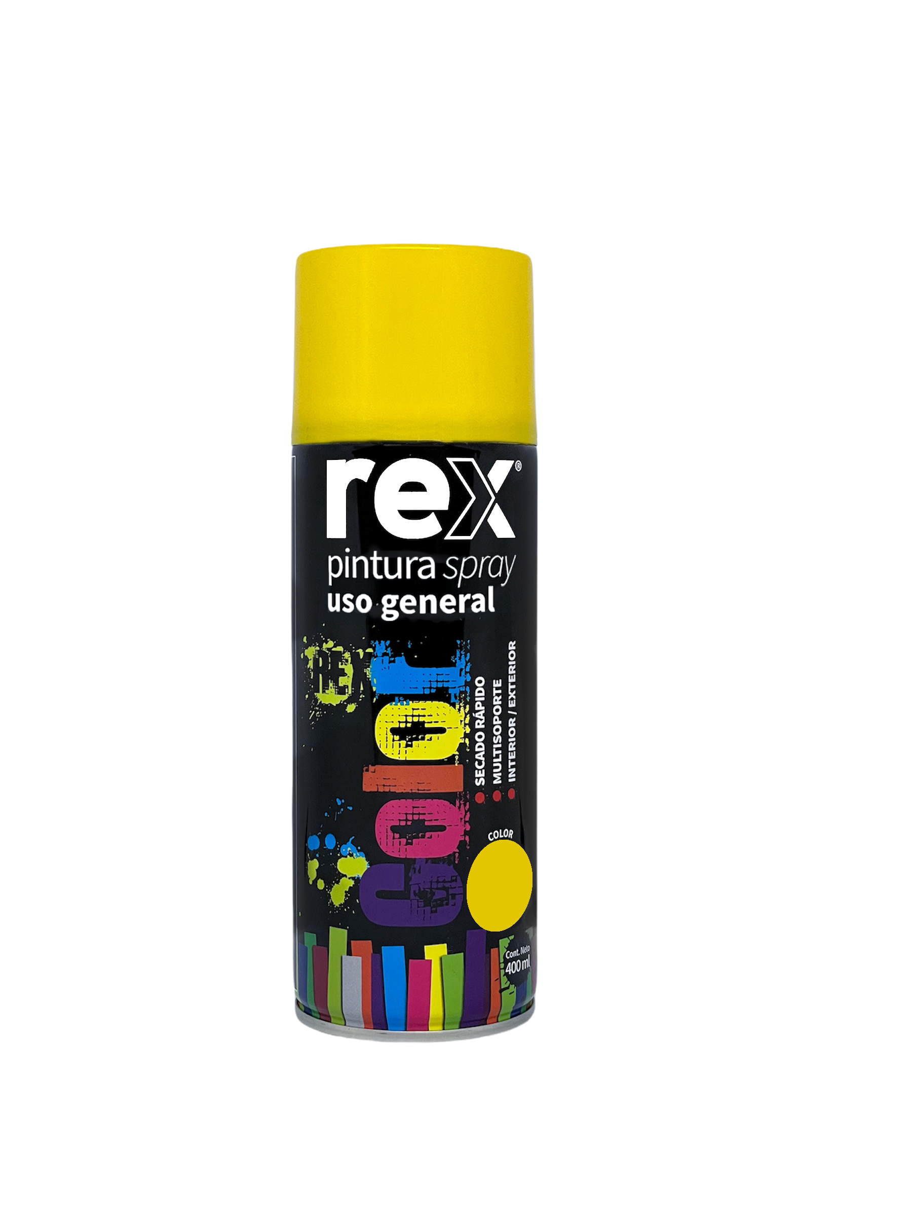 PINTURA EN SPRAY ACRILICA REX 400ML.