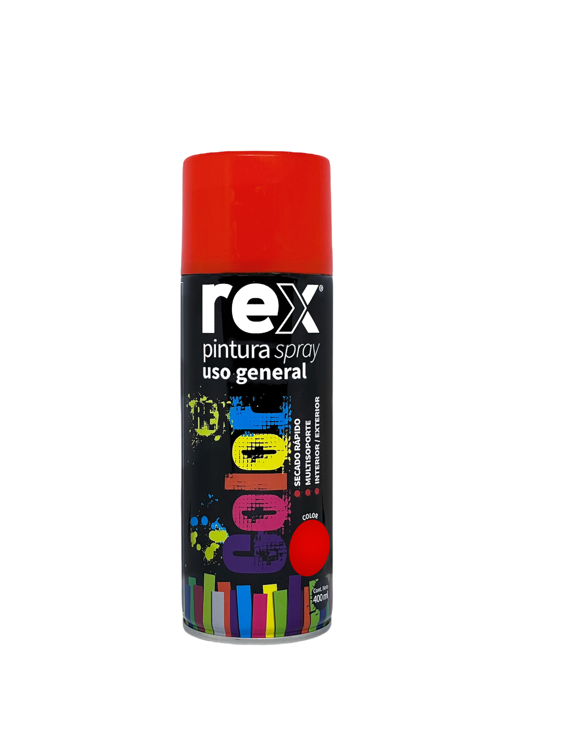 PINTURA EN SPRAY ACRILICA REX 400ML.