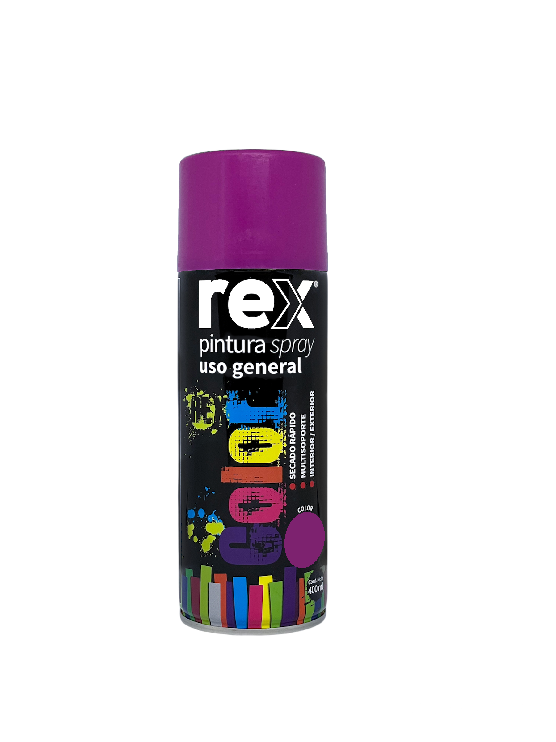 PINTURA EN SPRAY ACRILICA REX 400ML.