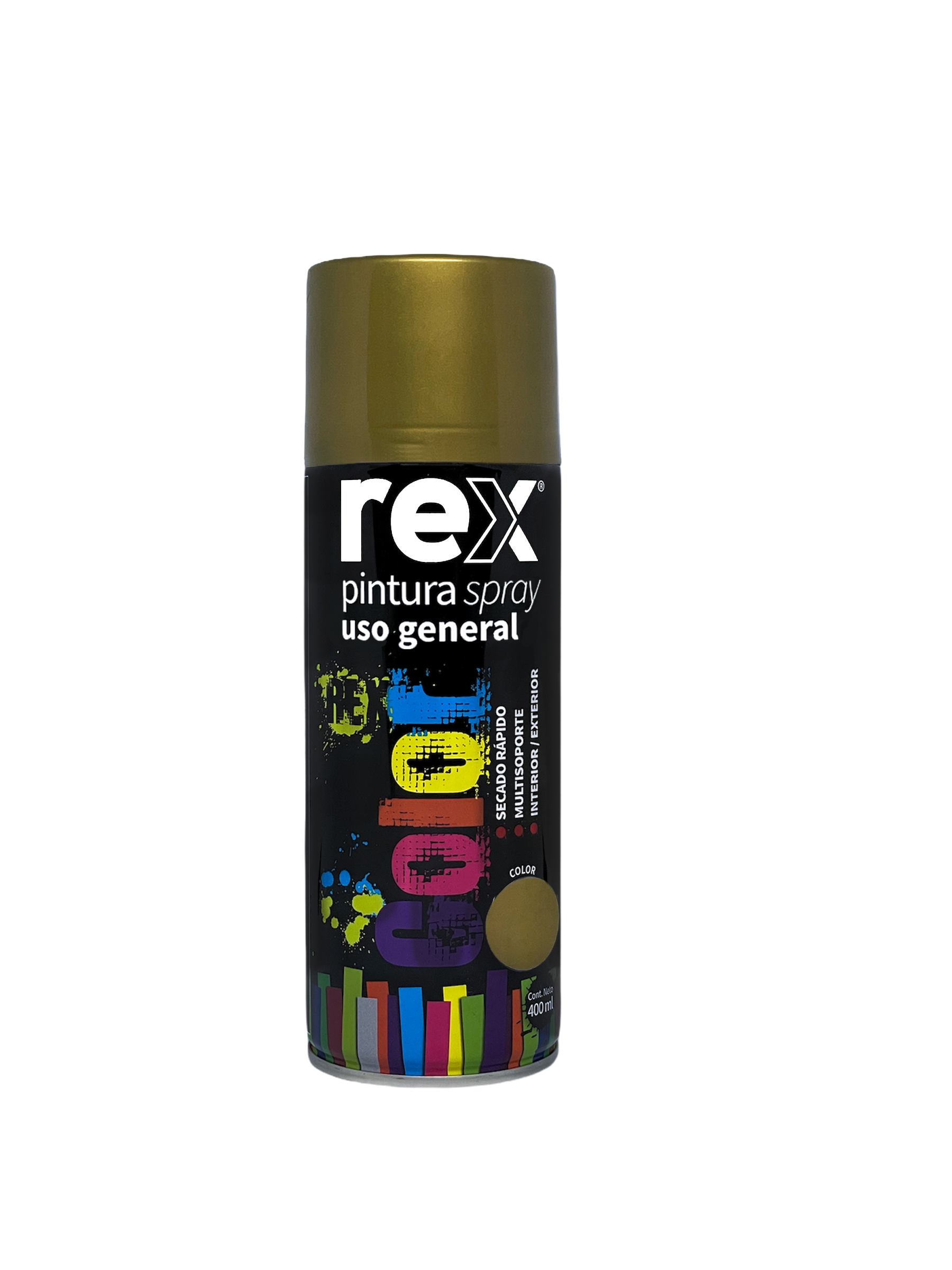 PINTURA EN SPRAY ACRILICA REX 400ML.