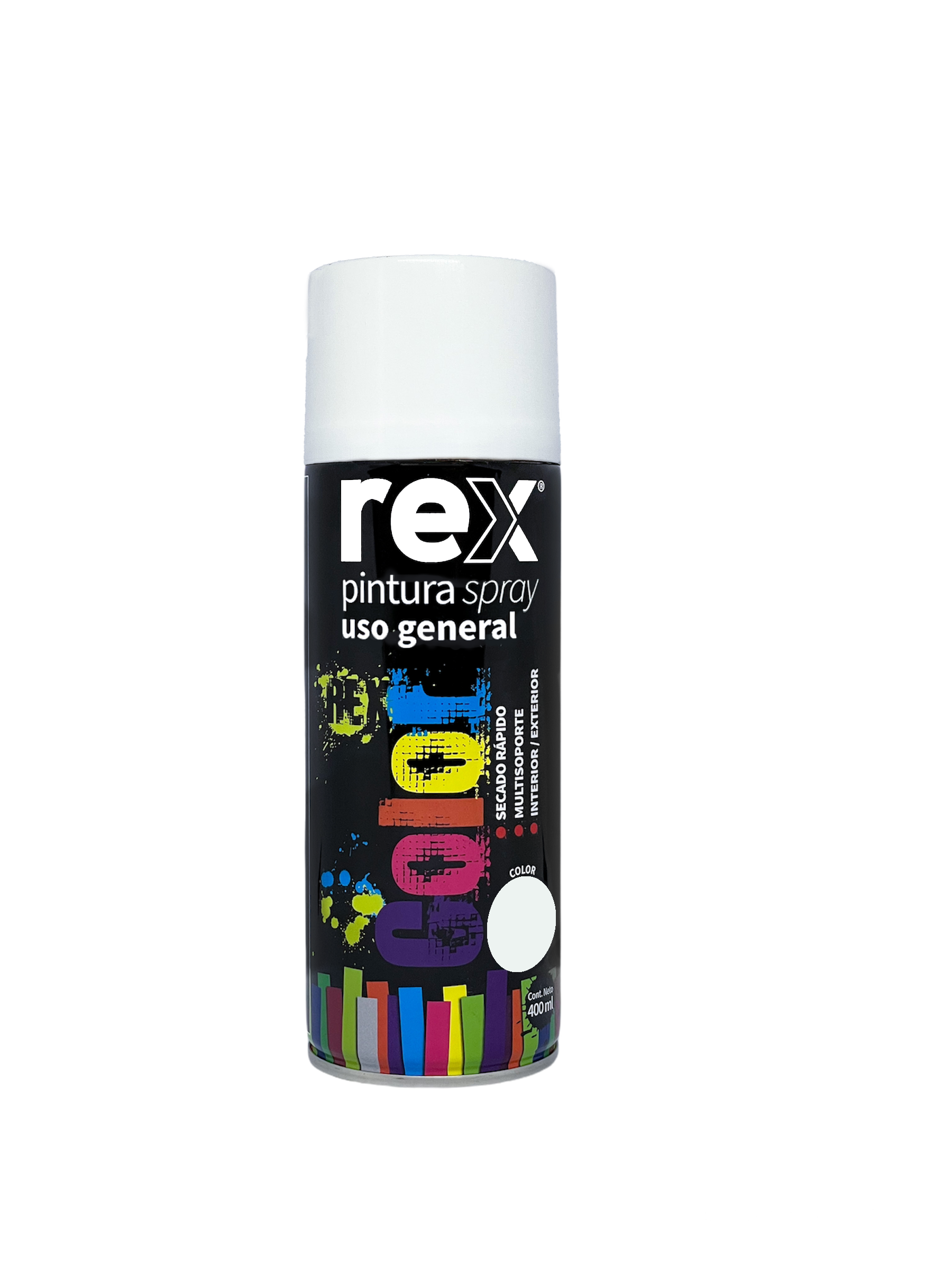 PINTURA EN SPRAY ACRILICA REX 400ML.