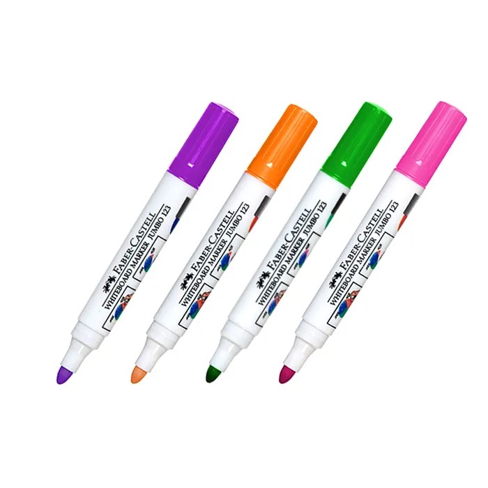MARCADOR PARA PIZARRA FABER X 4 COLORES