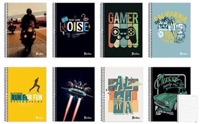 CUADERNOLA ILUSTRA TAPA DURA 96 HOJAS