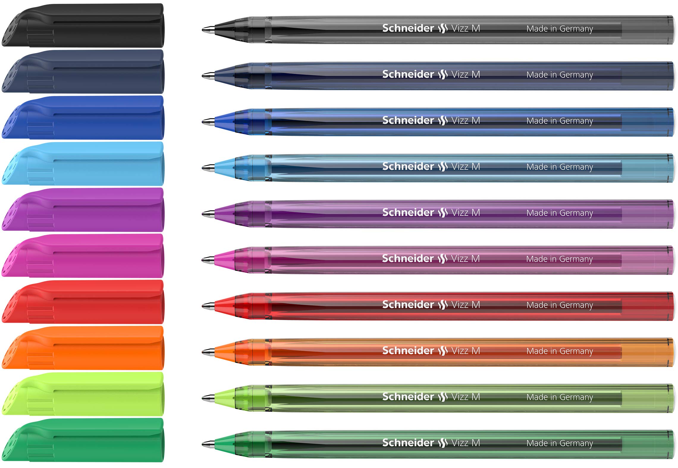 BOLIGRAFO SCHNEIDER VIZZ X 10 COLORES