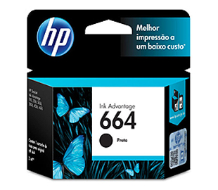 CARTUCHO HP 664 NEGRO