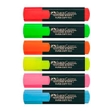 MARCADOR FLUO FABER 