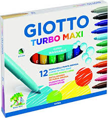 MARCADORES GIOTTO GRUESOS X 12