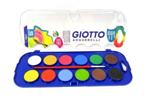 ACUARELAS GIOTTO X 12 COLORES 