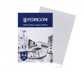 BLOCK A4 FEDRIGONI TEXTURADO 140GR. X 20 HOJAS