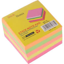 BLOCK ADHESIVO 76 X 76 X 300 HOJAS FLUO