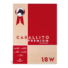 BLOCK CABALLITO 1/8 W  180 GR.20H.