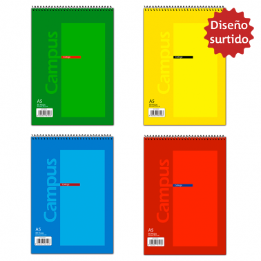 BLOCK C/ ESPIRAL RAYADO CAMPUS A5 80H. 