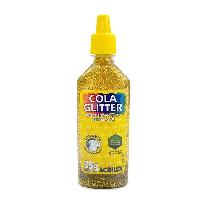 BRILLANTINA ACRILEX CON GOMA 35ML.