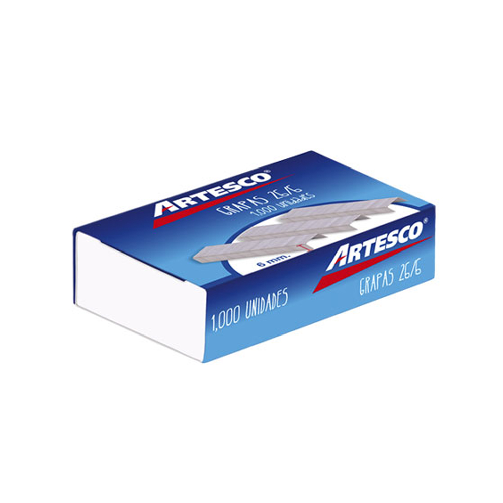 BROCHES PARA ENGRAMPADORA 26/6 X1000