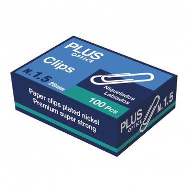 CAJA DE CLIPS 28MM REDONDO