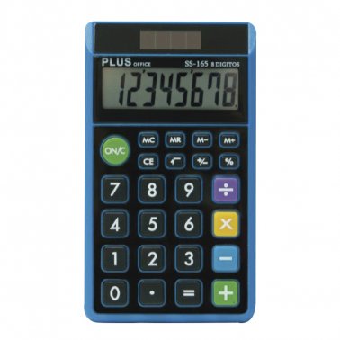 CALCULADORA PLUS OFFICE SS165 DE BOLSILLO 