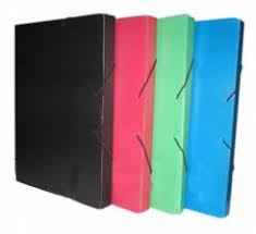 CARPETA CARTONPLAST CON ELASTICO 3CM.