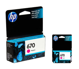 CARTUCHO HP 670 MAGENTA