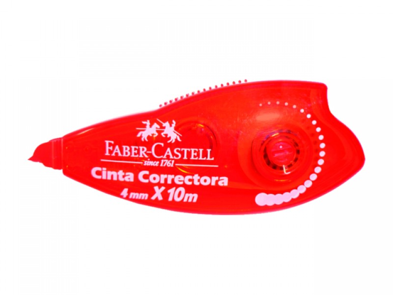 CORRECTOR CINTA FABER X 10 MTS. 