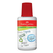 CORRECTOR LIQUIDO CON PINCEL FABER ECO