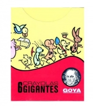 CRAYOLAS GOYA GRUESAS X 6 COL.