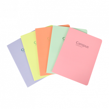 CUADERNO CAMPUS LISO 36 HOJAS TAPA PASTEL