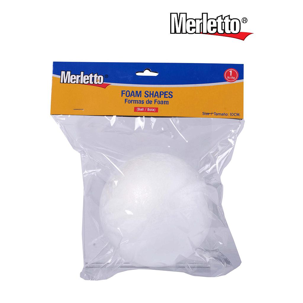 ESFERA DE TERGOPOL MERLETTO 10CM. X 1