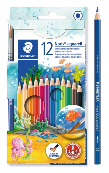 LAPICES STAEDTLER  NORIS X 12 ACUARELABLES