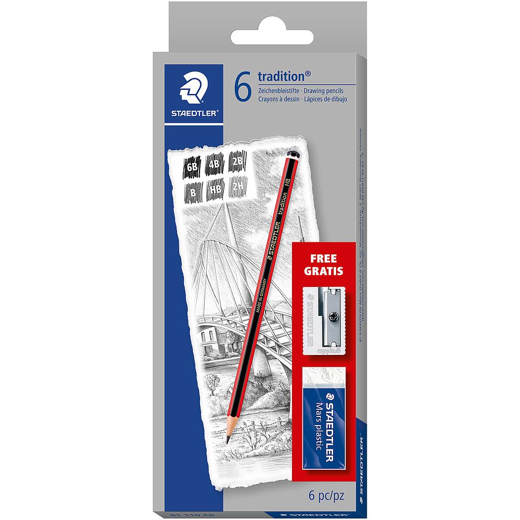 LAPIZ STAEDTLER GRADUADO x 6 
