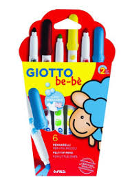 MARCADORES GIOTTO BEBE X 6 COL.