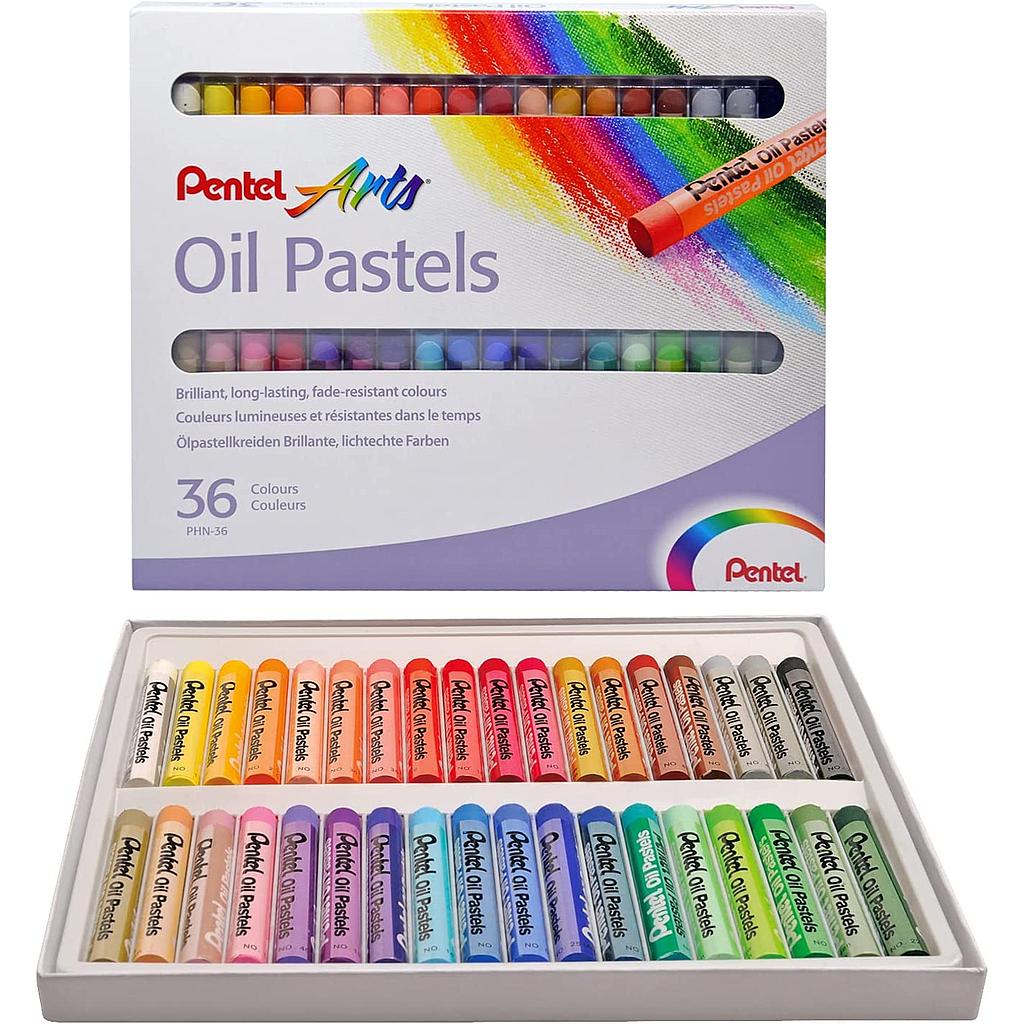 PASTELES AL OLEO PENTEL X 36 COLORES 