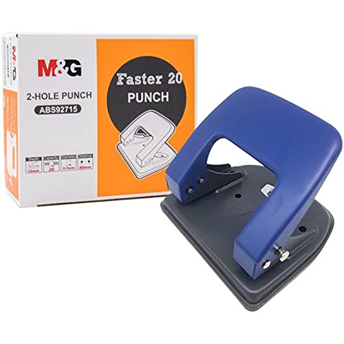 PERFORADORA M&amp;G METALICA PARA 20 HOJAS