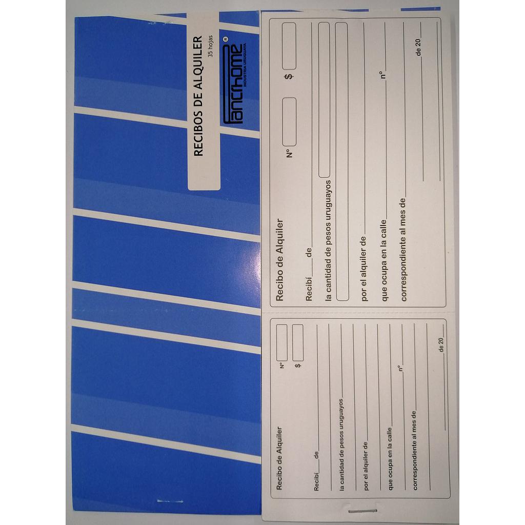 RECIBO DE ALQUILER $
