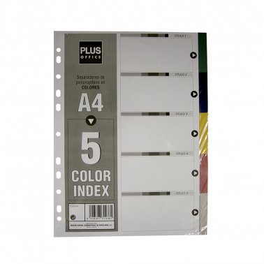 SEPARADOR DE PLASTICO X 5