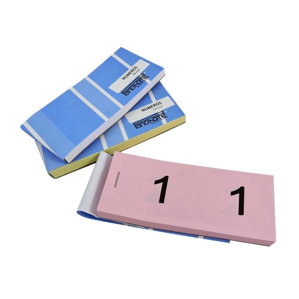 TALONARIO NUMEROS DOBLES