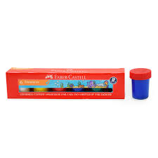 TEMPERA FABER CAJA X 6 COLORES