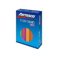 TIZA COLOR X 12 ARTESCO