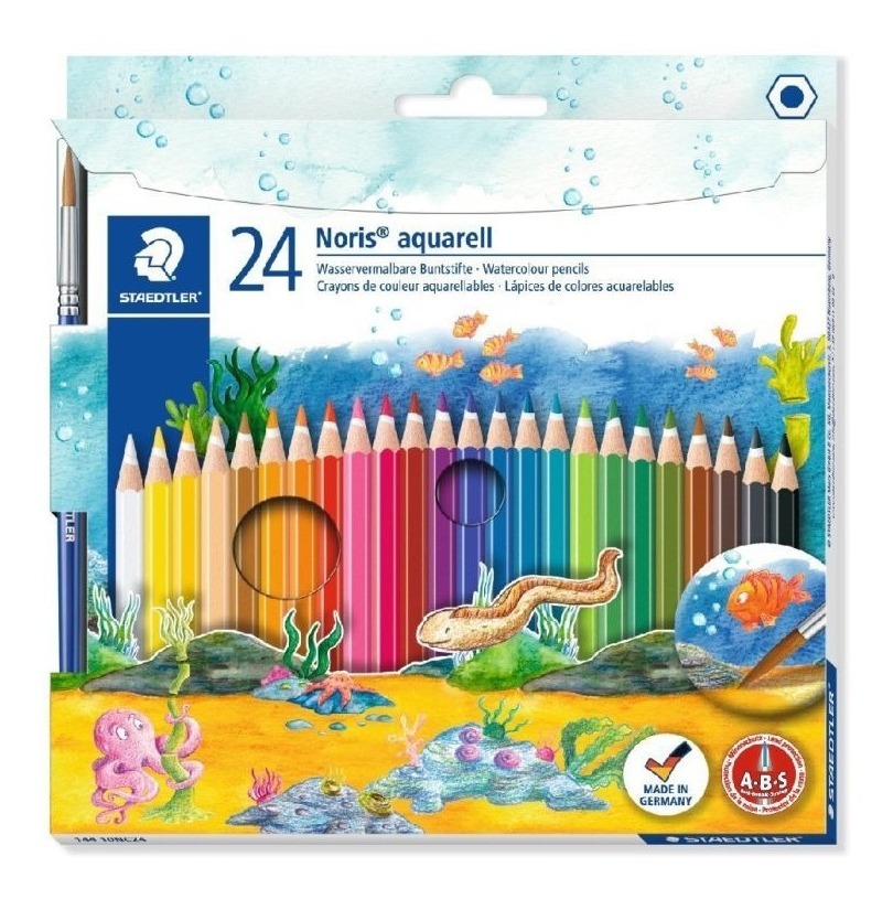 LAPICES STAEDTLER NORIS X 24 ACUARELABLES