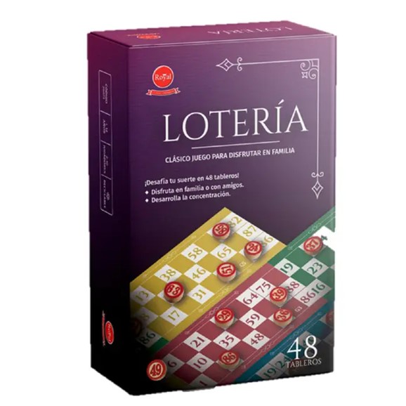 LOTERIA 48 CARTONES ROYAL
