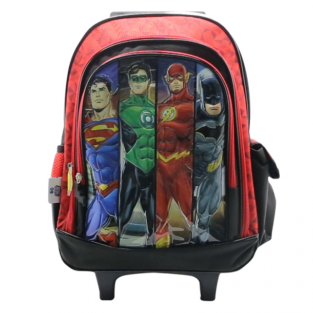 MOCHILA SUPER HEROES CON CARRO 40CM.  