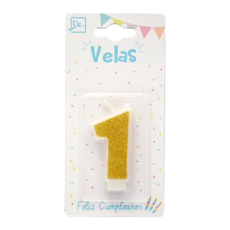 VELAS NUMERO 6 CM. DEL 0 AL 9