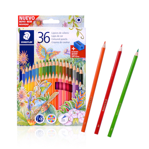 LAPICES STAEDTLER NUEVO X 36 COLORES  