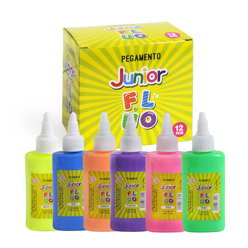 GOMA COLA VINILICA JUNIOR FLUO 60 R.
