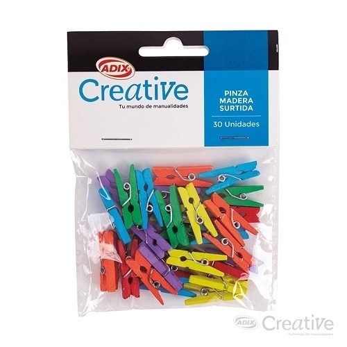 PALILLOS DE MADERA COLOR 2.5 CM. X 30 UNIDADES