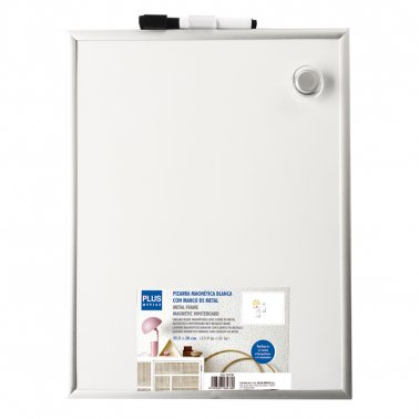 PIZARRA BLANCA MAGNETICA PLUS OFFICE 35 X 28 CM.