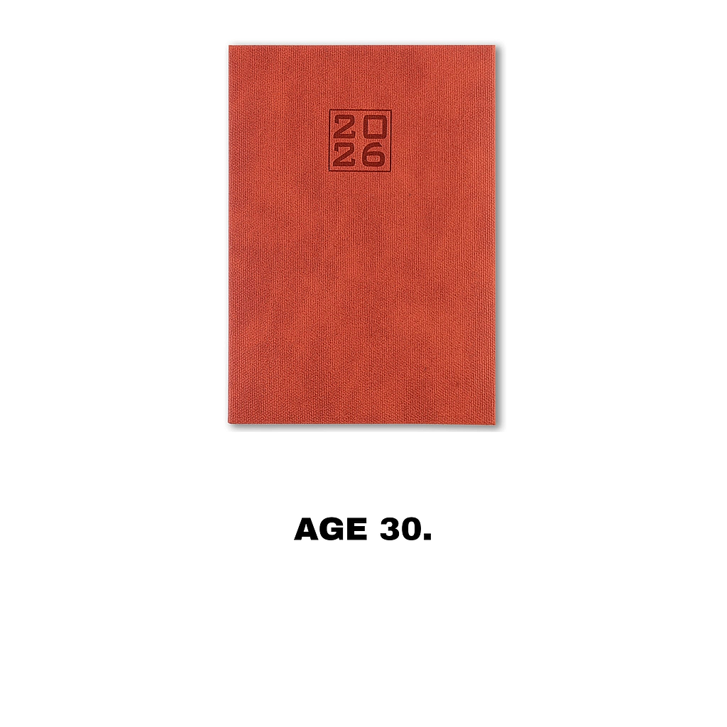 AGENDA OMEGA Nº 30  DIA X HOJA TAPA COLOR 10.5 X 14.5 CM. 
