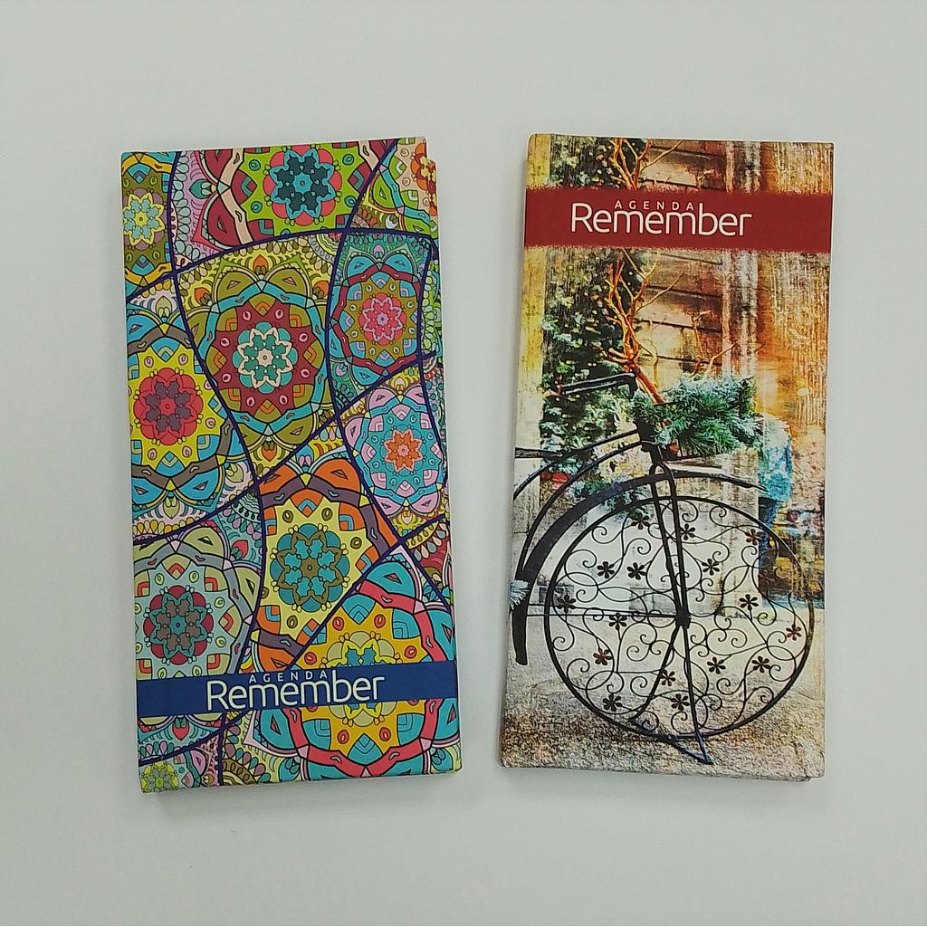 AGENDA REMEMBER APAISADA PRINT 1170 9 X 16 CM.