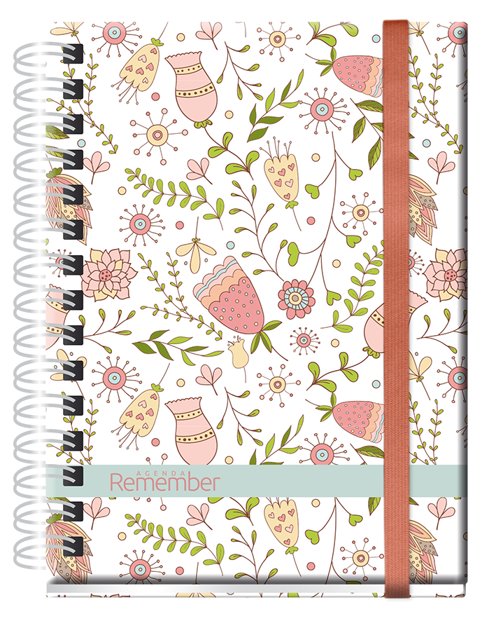 AGENDA REMEMBER SEMANAL C/ESPIRAL 1373W 14 X 20 CM.